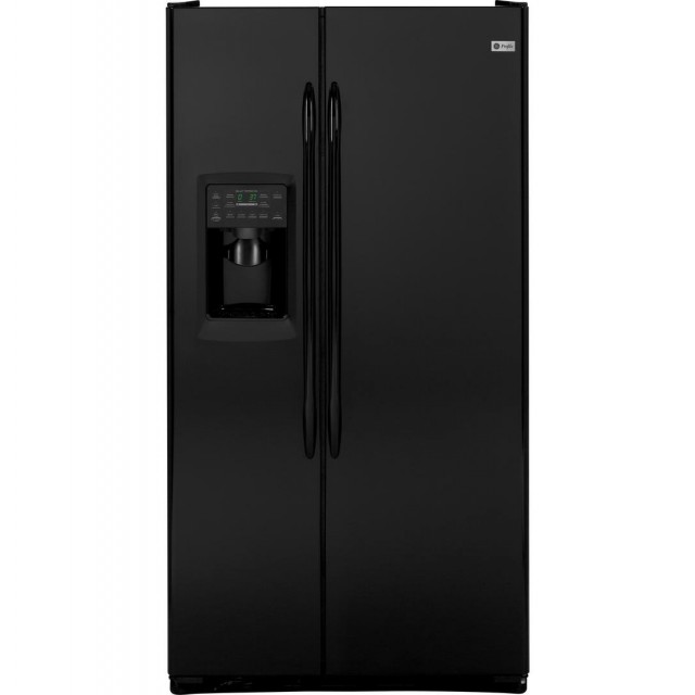 GE PSCF3RGXBB Profile Series 23.3 cu. ft. Counter-Depth Side by Side Refrigerator in Black